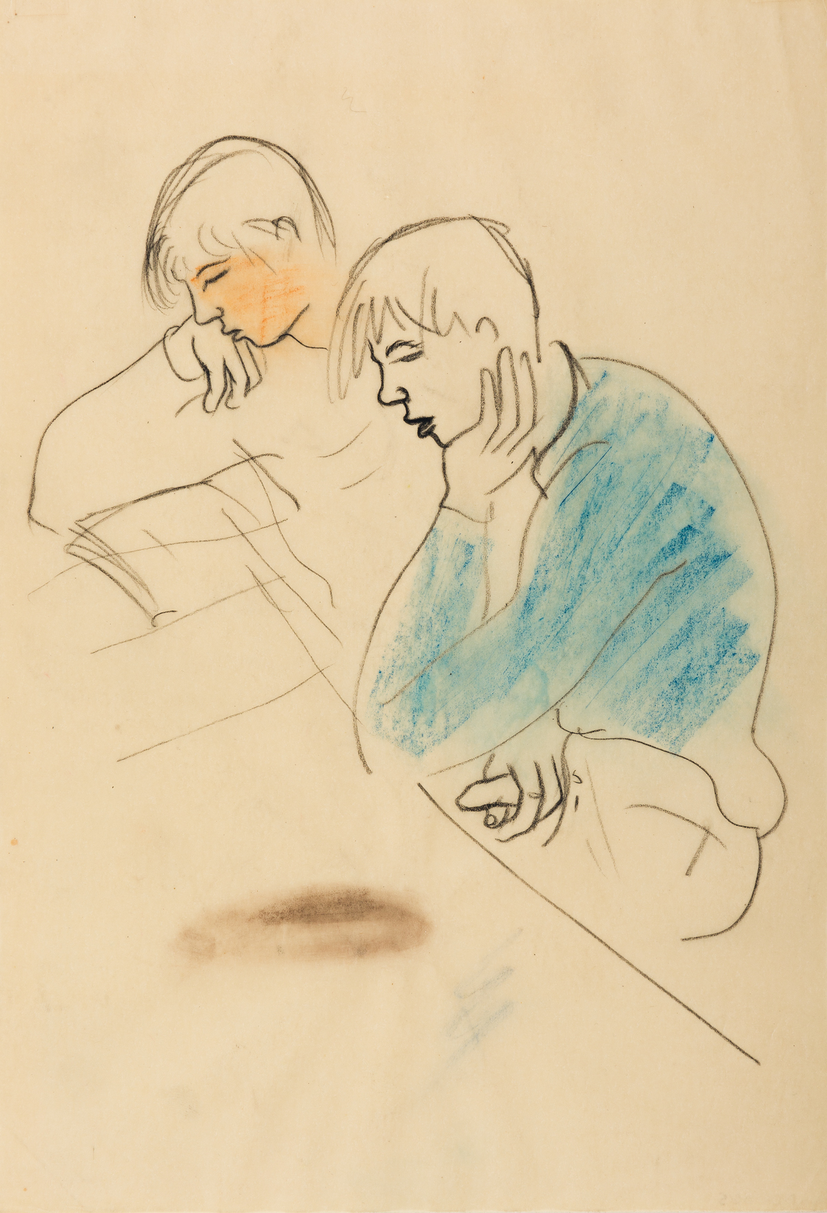 AVEL DE KNIGHT (1923 - 1995) Three drawings.